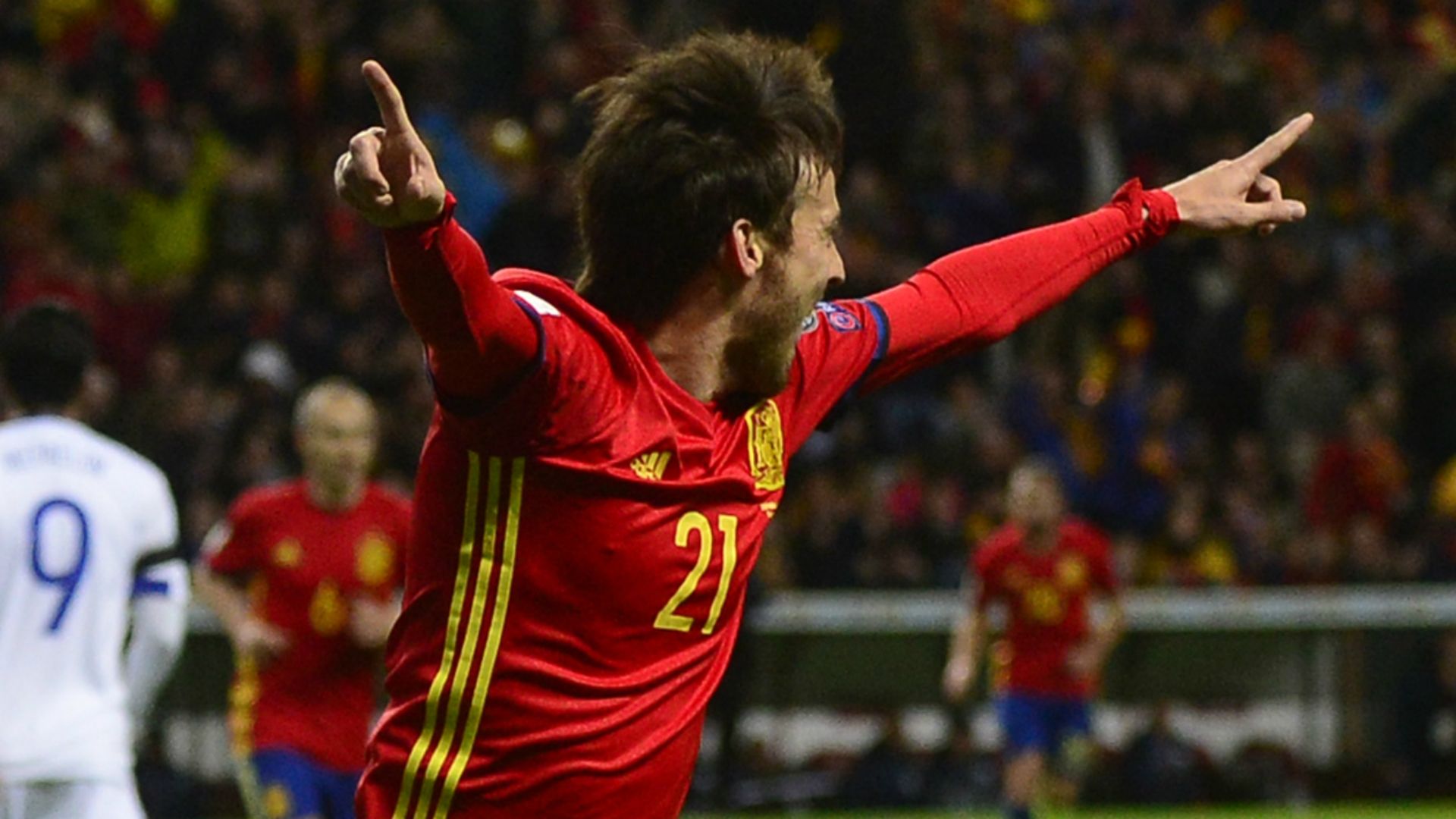 David Silva Spain Israel WC Qualifier