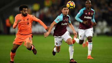 FC Liverpool West Ham United Mohames Salah Aaron Cresswell 04112017