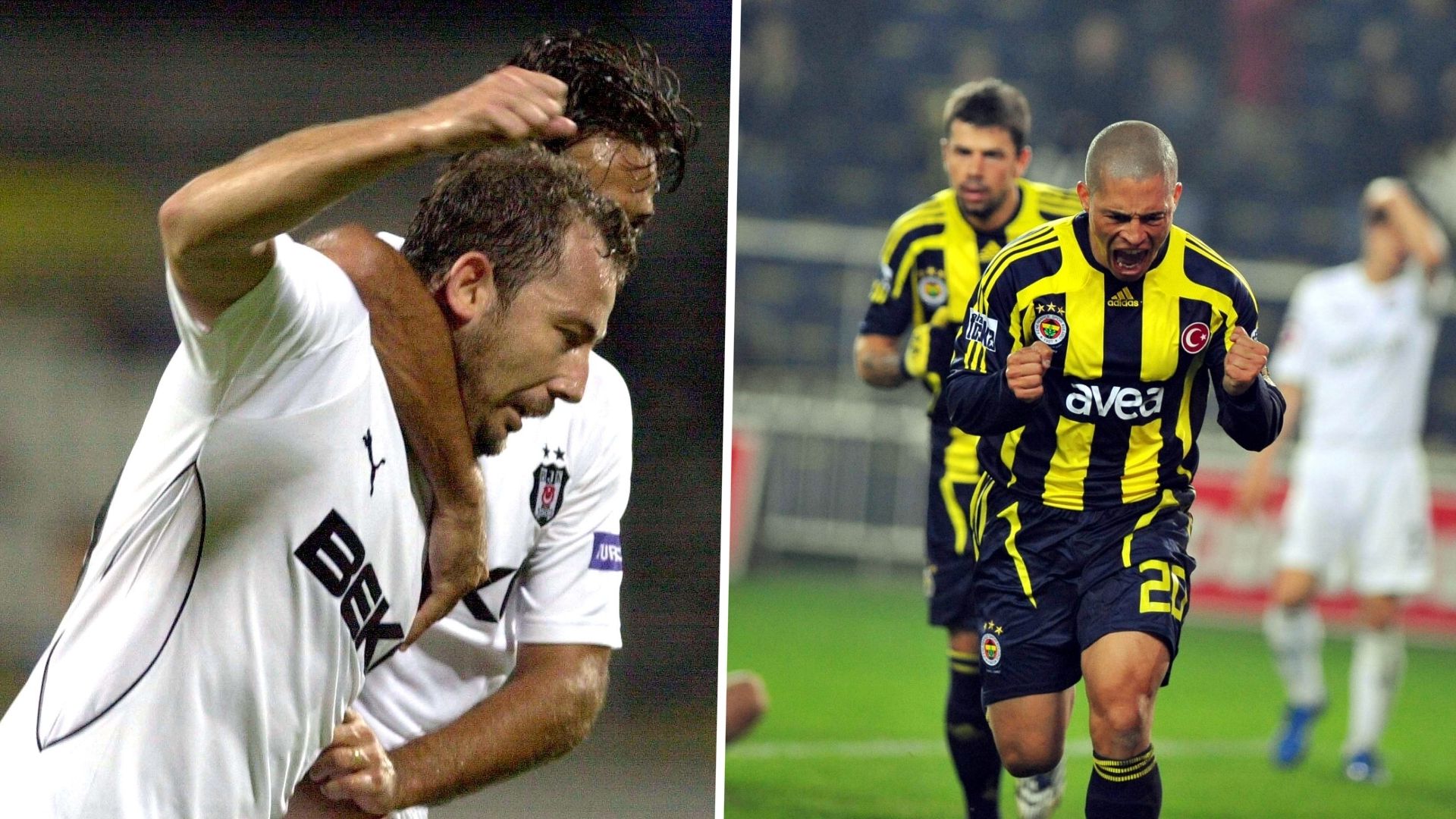 Sergen Yalcin Alex de Souza Besiktas Fenerbahce