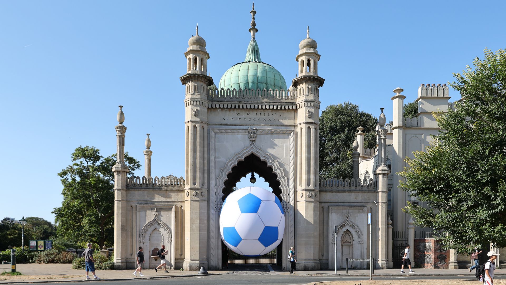 Brighton Stand or Fall exhibition Royal Pavilion William IV Gate