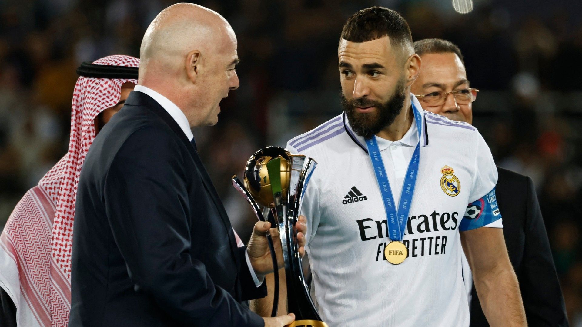 Infantino Benzema FIFA Club World Cup