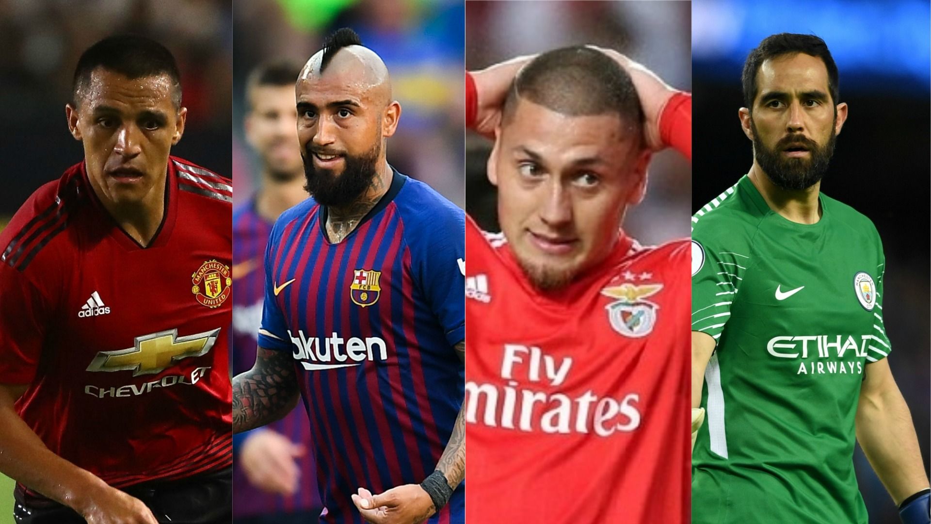 Chilenos en Champions League