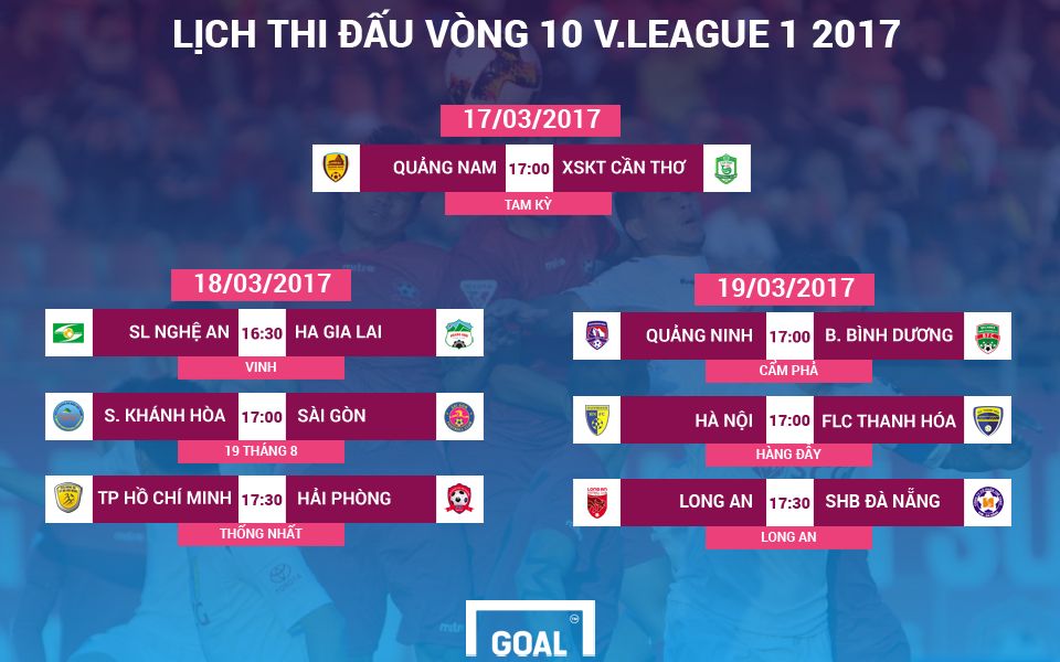 Lịch thi đấu