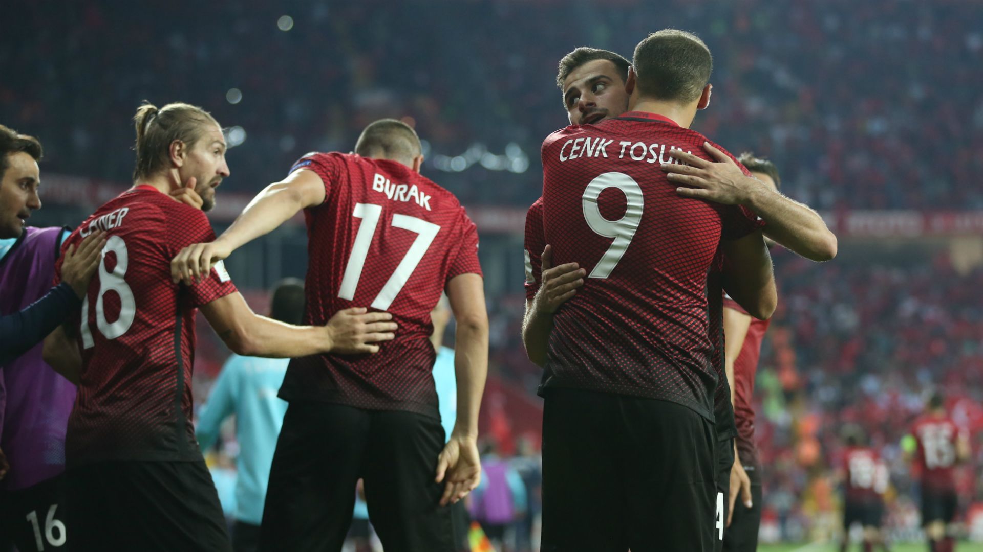 Cenk Tosun Oguzhan Ozyakup Turkey Croatia WCQ 09052017