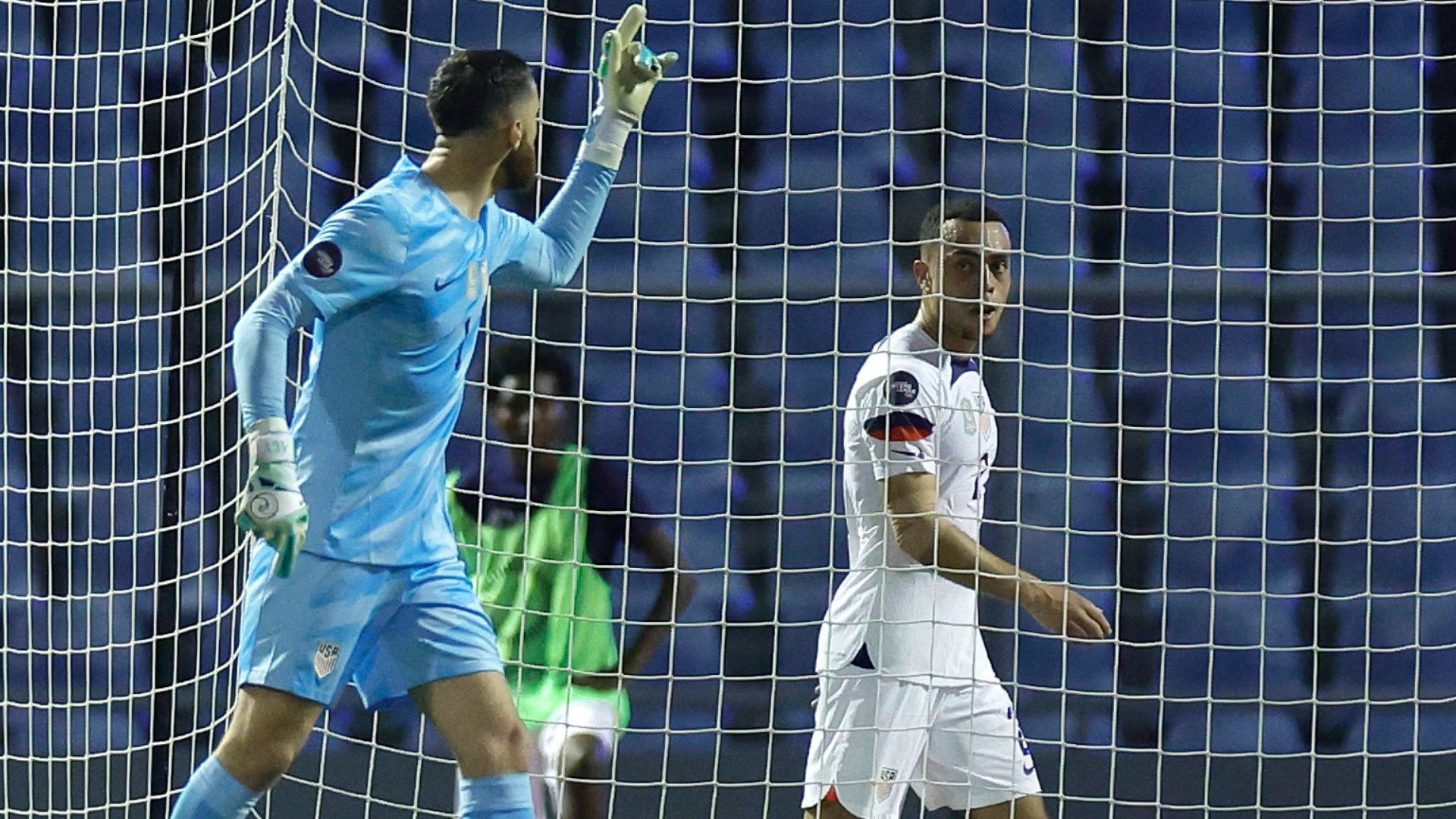 Matt Turner Sergino Dest USMNT red card vs Trinidad