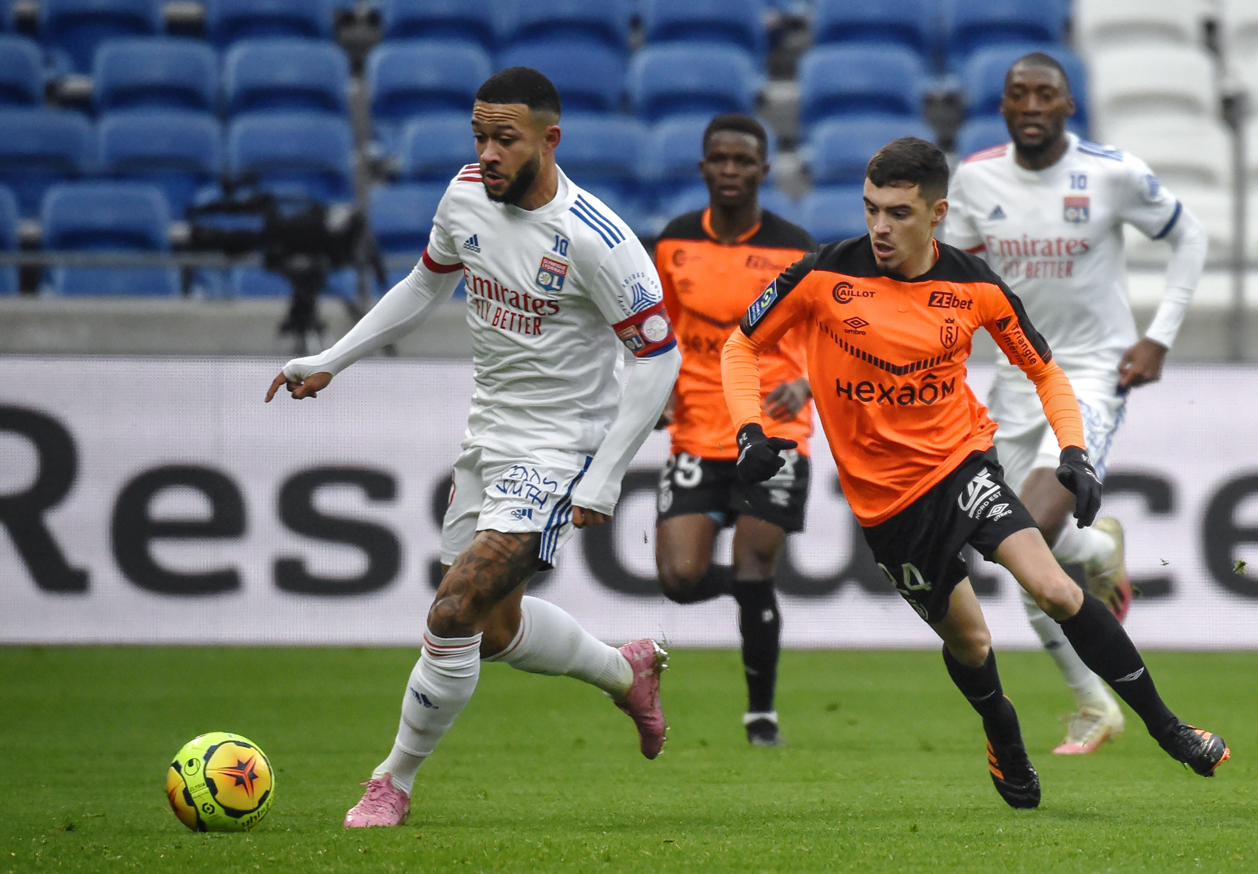 memphis depay Lyon reims 29112020 Getty Images Ligue 1