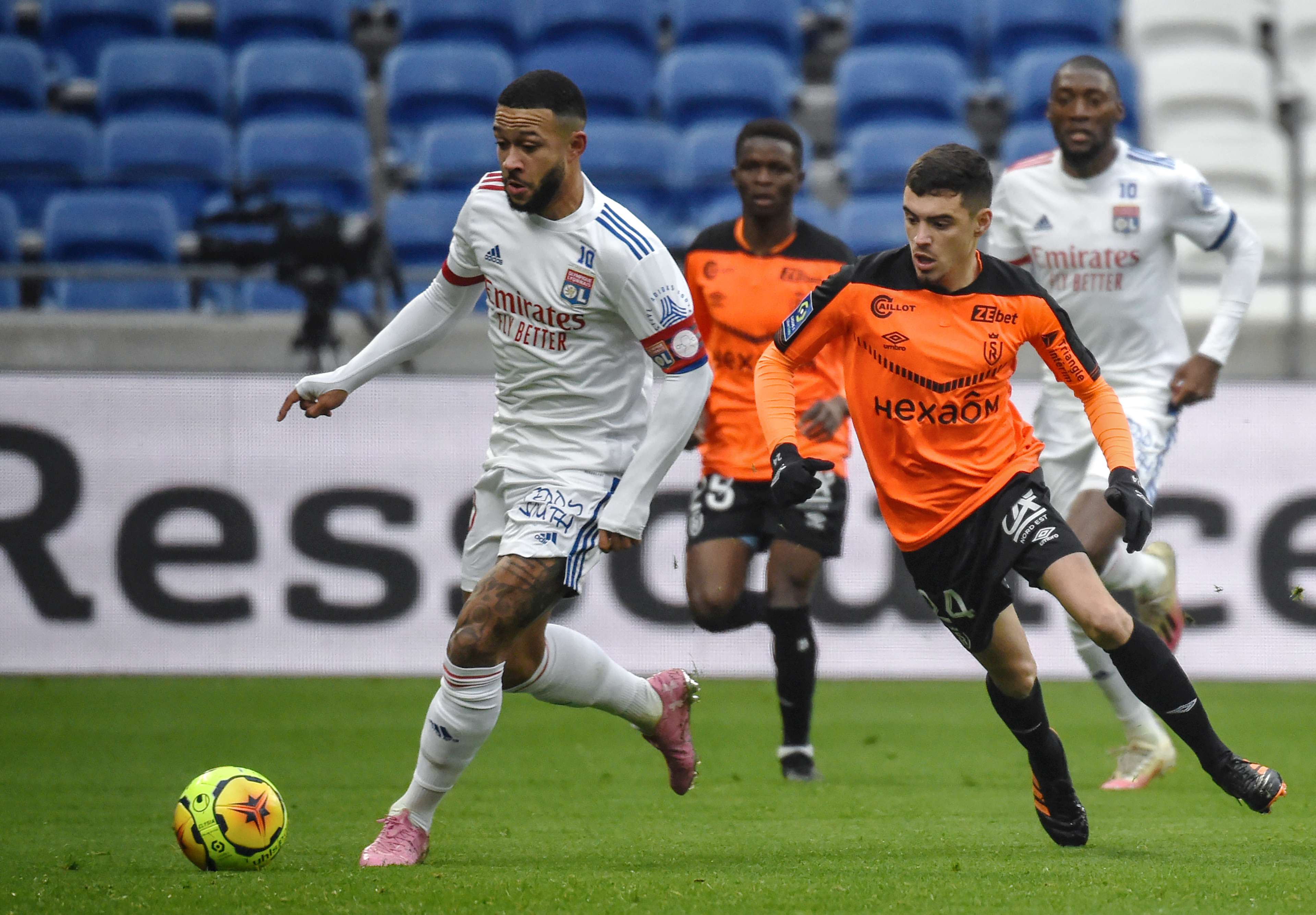 memphis depay Lyon reims 29112020 Getty Images Ligue 1