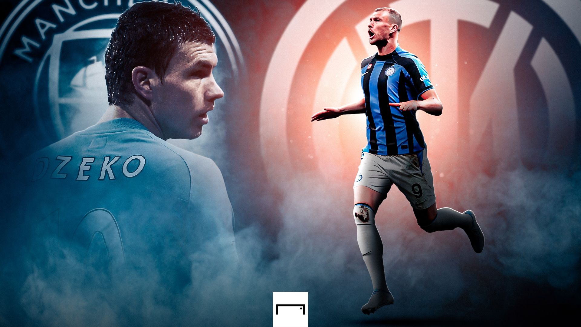 Edin Dzeko Manchester City GFX
