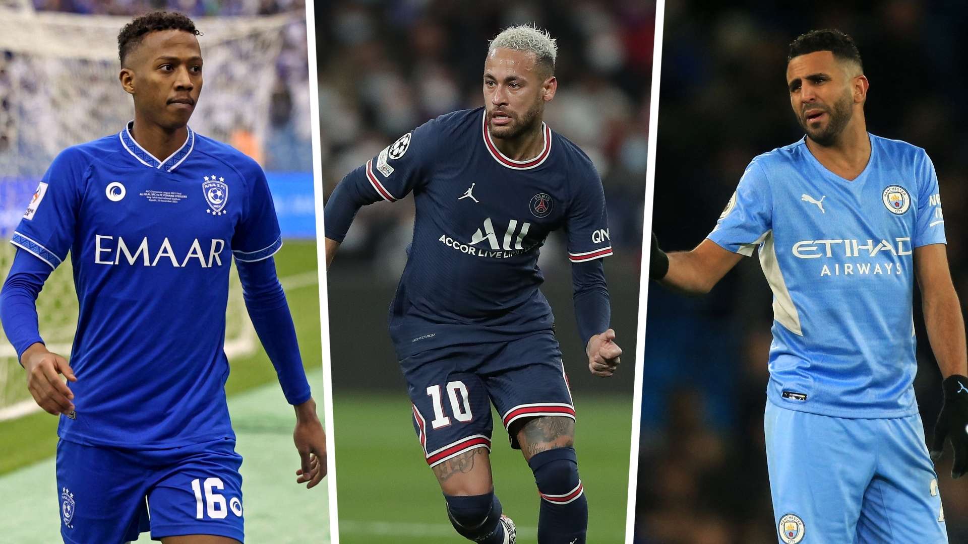 محرز - نيمار - الدوسري