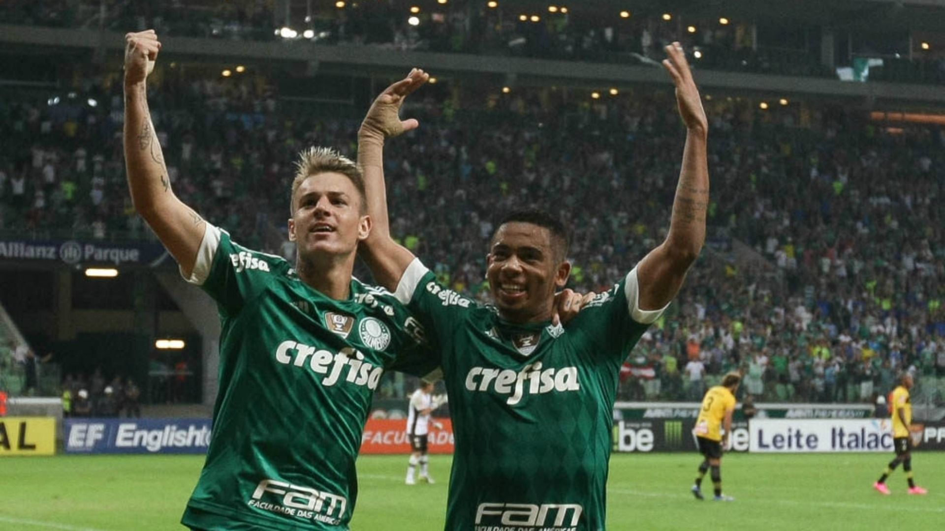 Róger Guedes Gabriel Jesus palmeiras