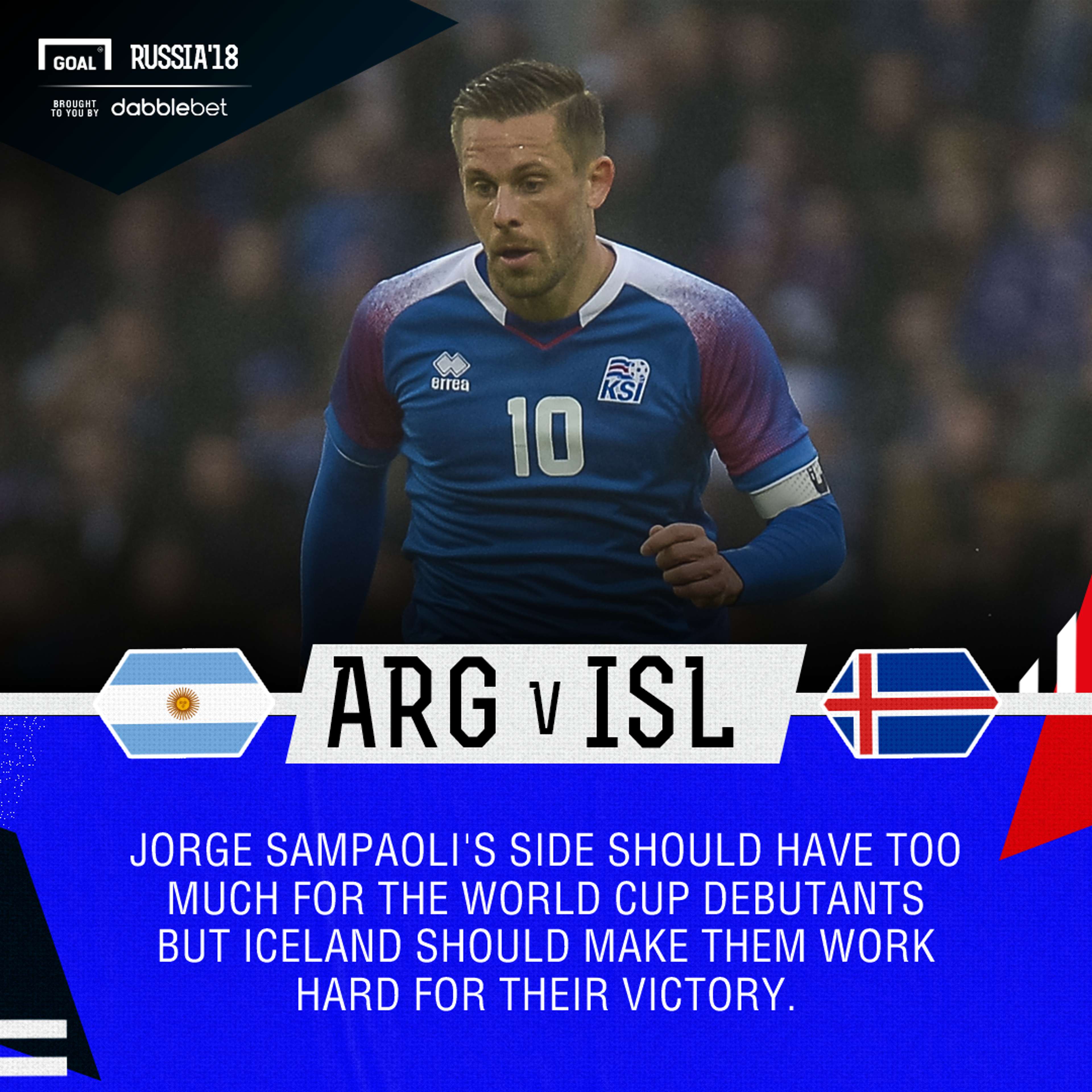 Argentina Iceland graphic