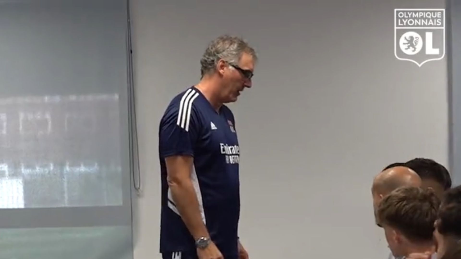 OL Accueil Laurent Blanc joueurs