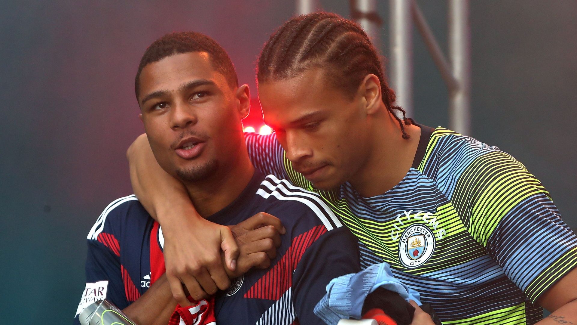 Serge Gnabry, Leroy Sane