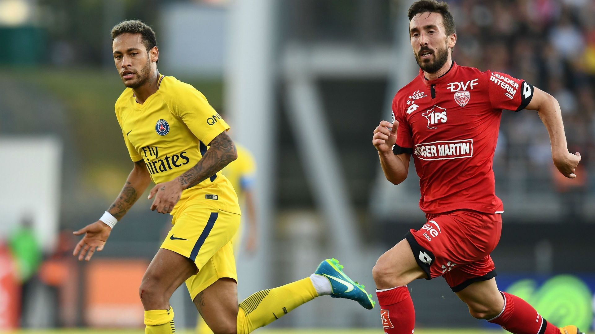 Neymar Romain Amalfitano Dijon PSG Ligue 1 14102017