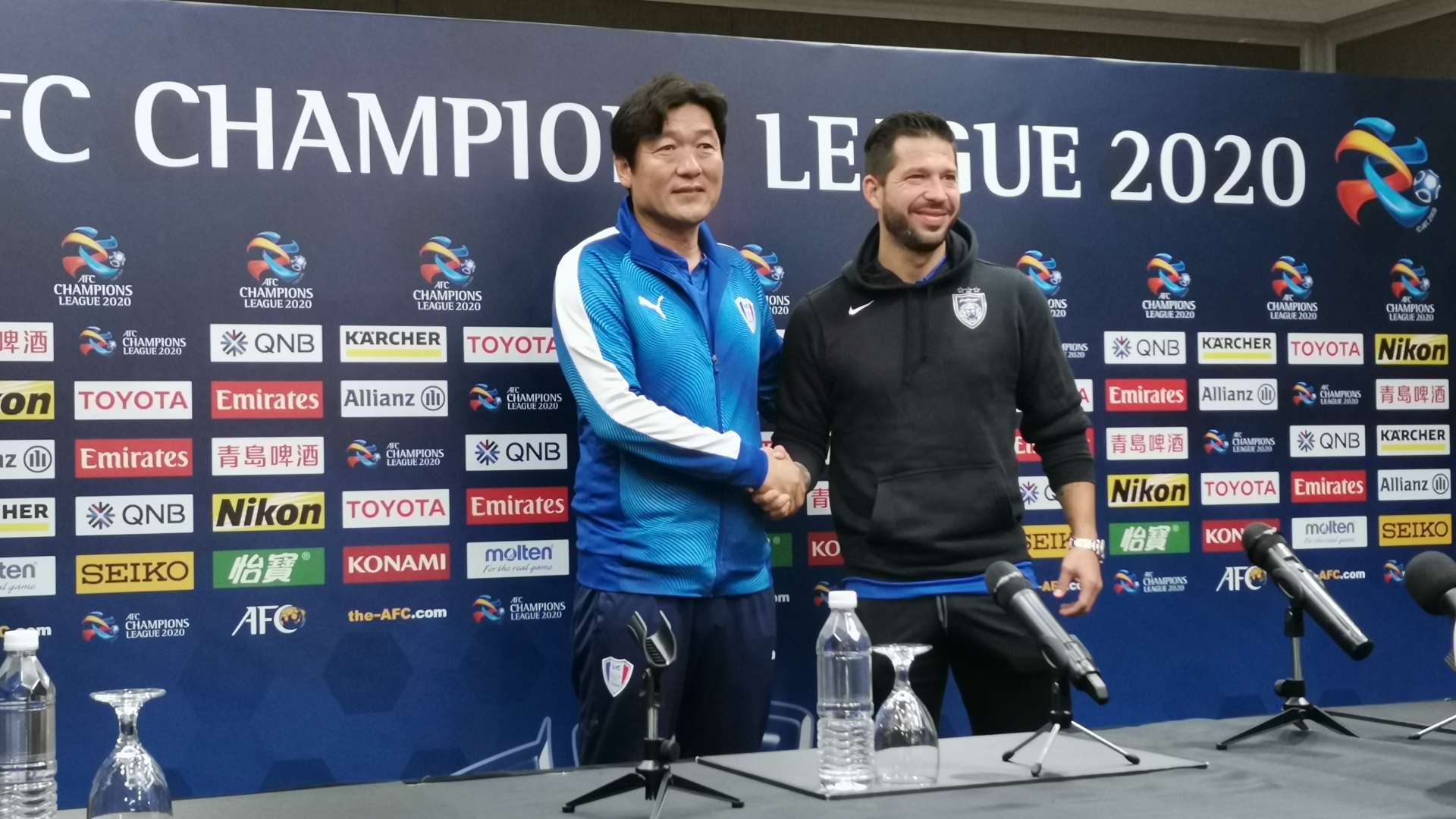 Lee Lim Saeng, Benjamin Mora,Johor Darul Ta'zim v Suwon Bluewings, AFC Champions League, 2 Mar 2020
