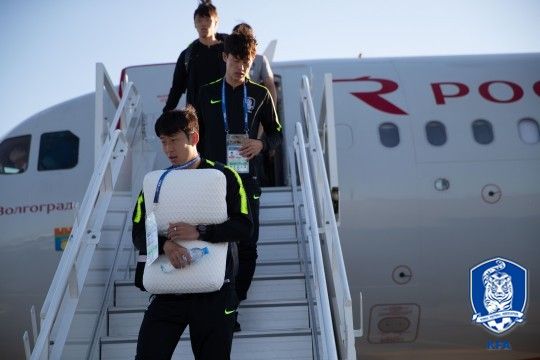 대표팀 로스토프 도착