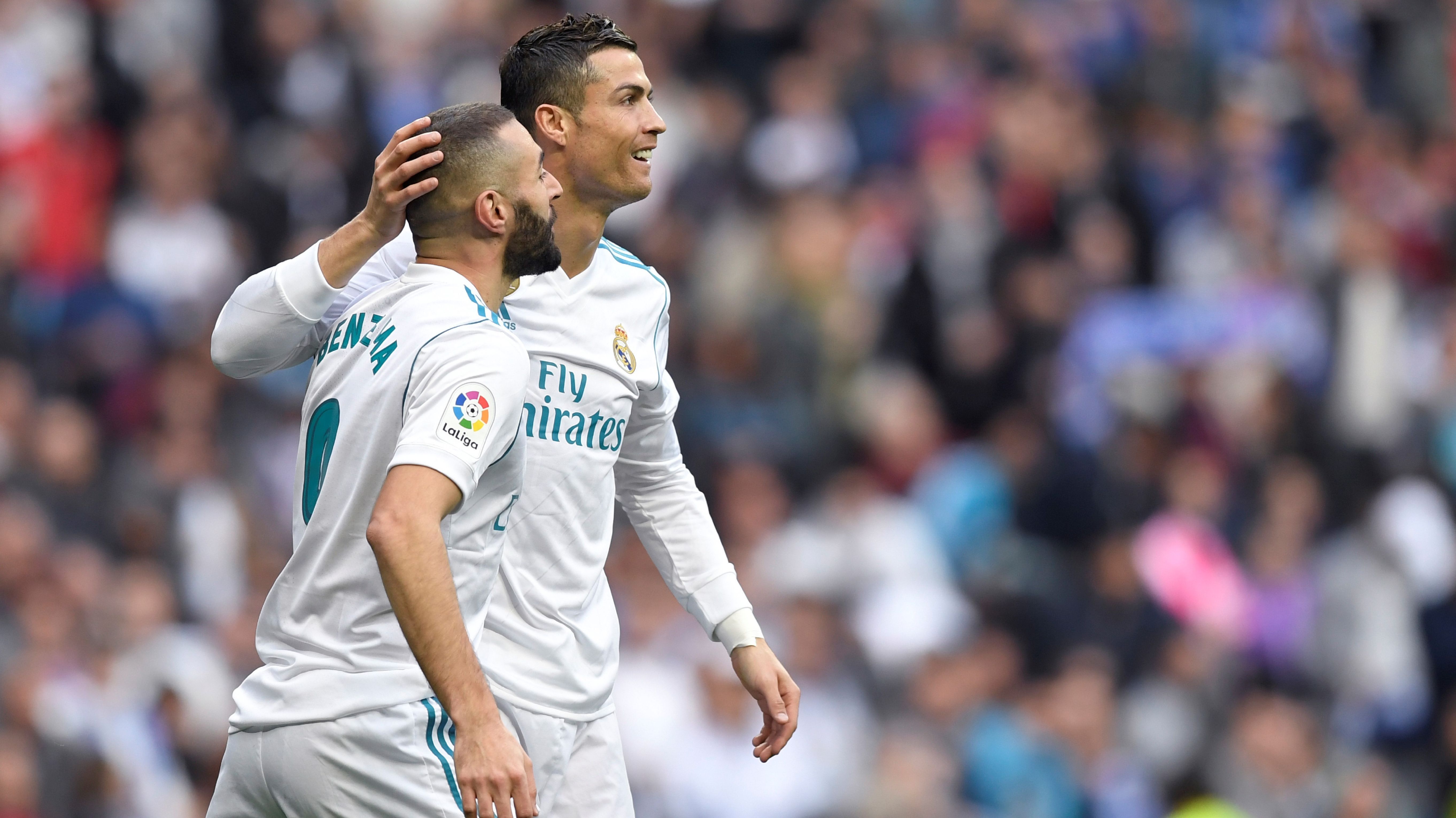 Karim Benzema Cristiano Ronaldo Real Madrid Malaga LaLiga 25112017
