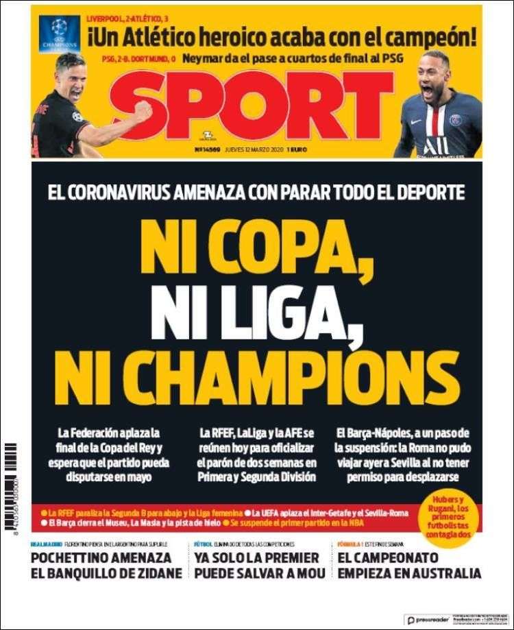 12 March Sport