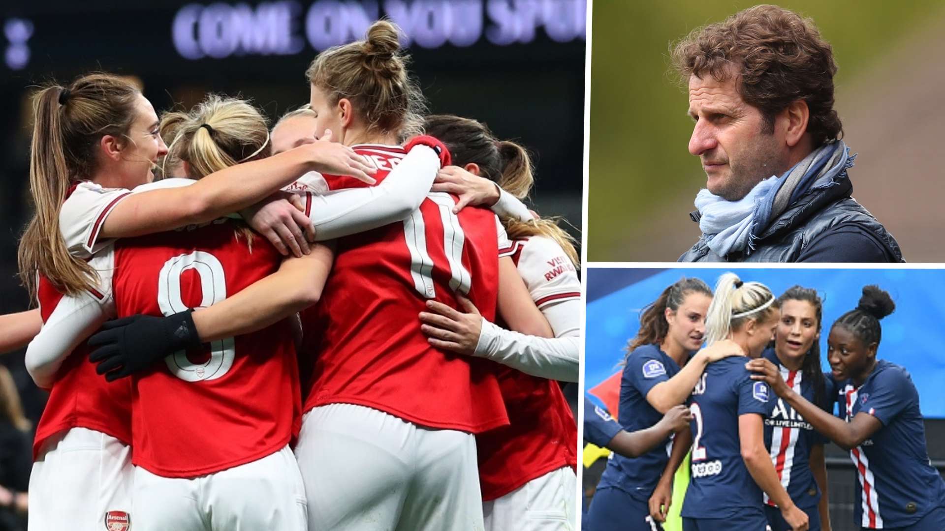 Arsenal PSG Women's Champions League split