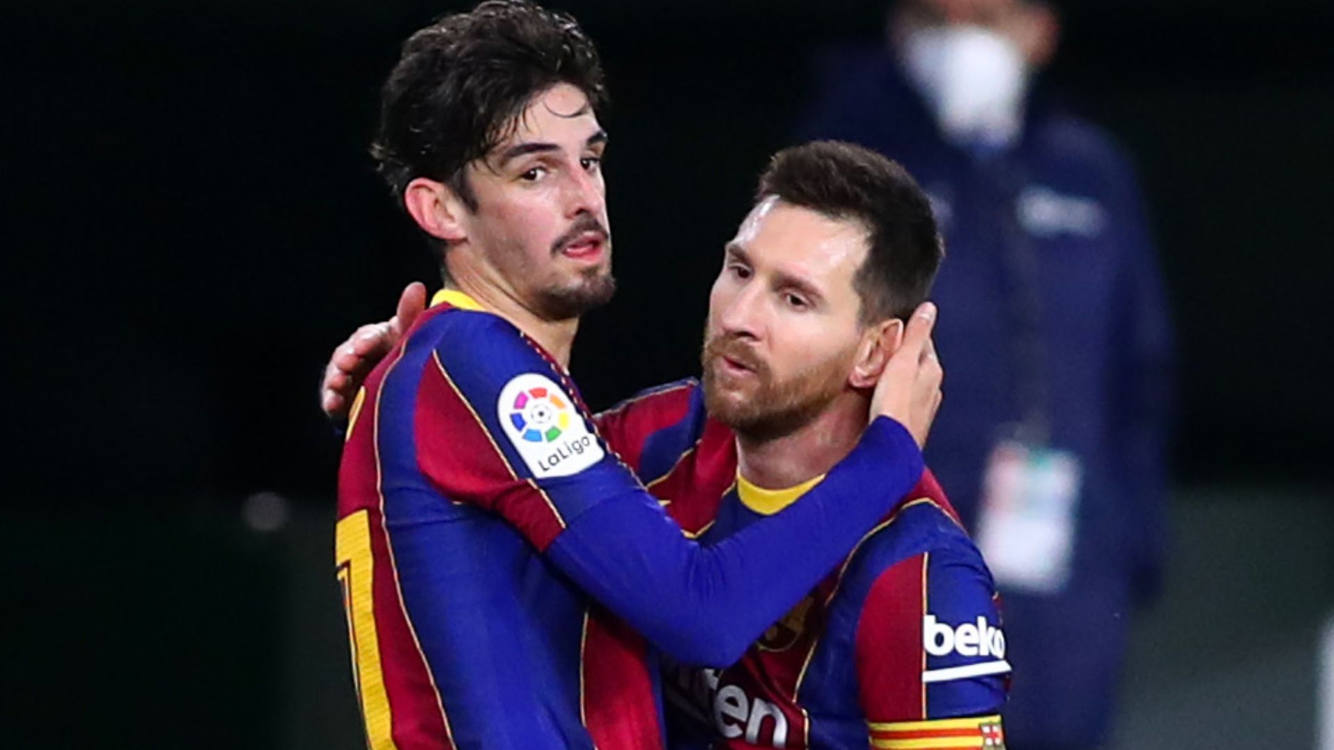 Lionel Messi Francisco Trincao Barcelona