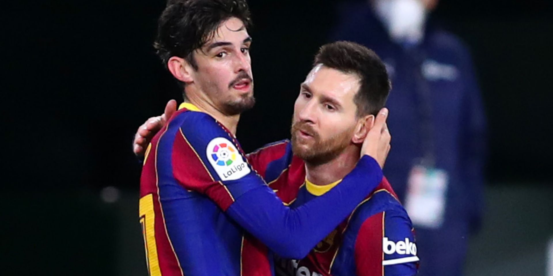 Lionel Messi Francisco Trincao Barcelona