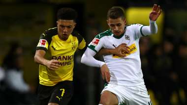 Jadon Sancho Torgan Hazard Dortmund Monchengladbach