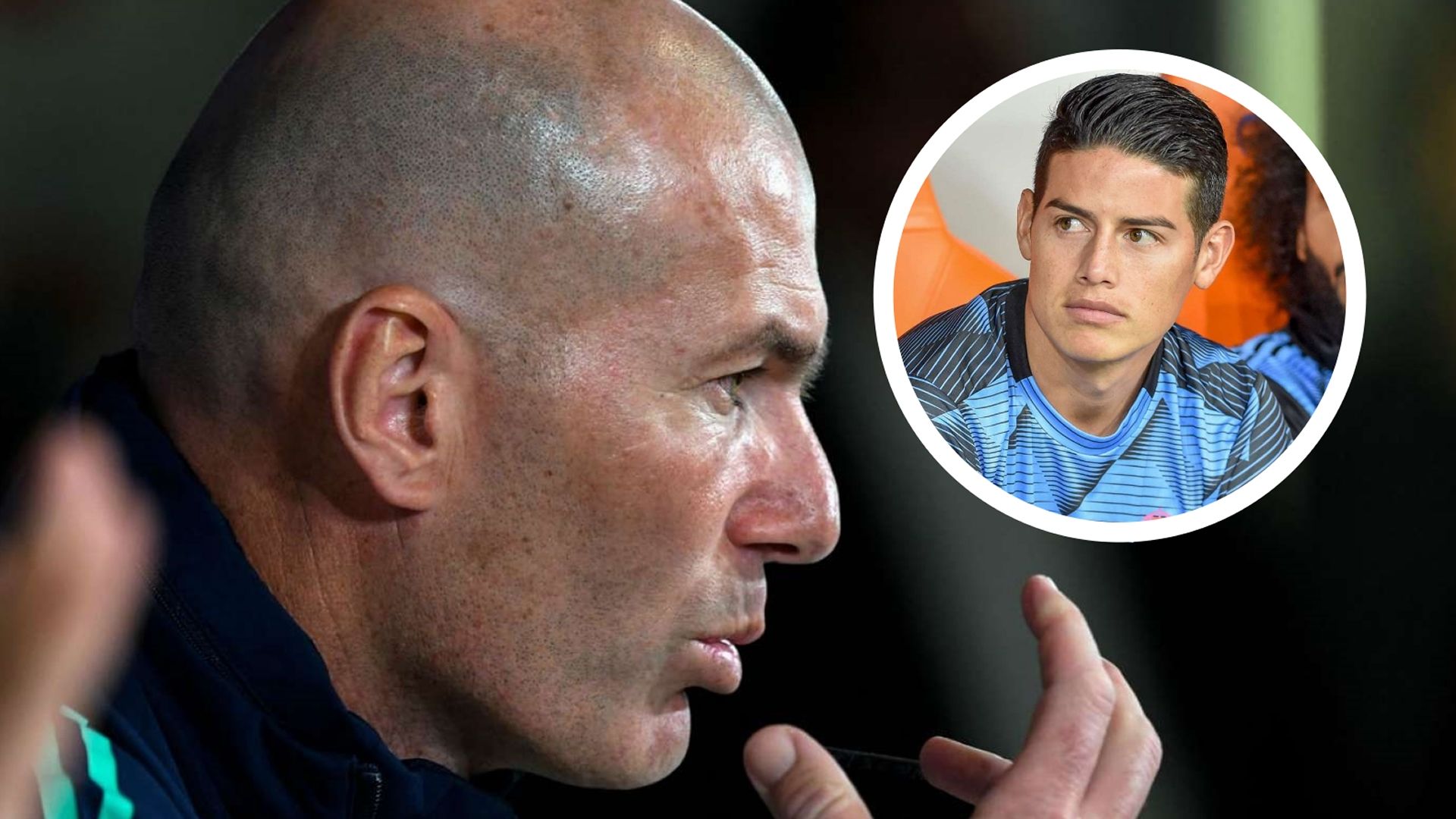 Zinedine Zidane James Rodríguez Real Madrid