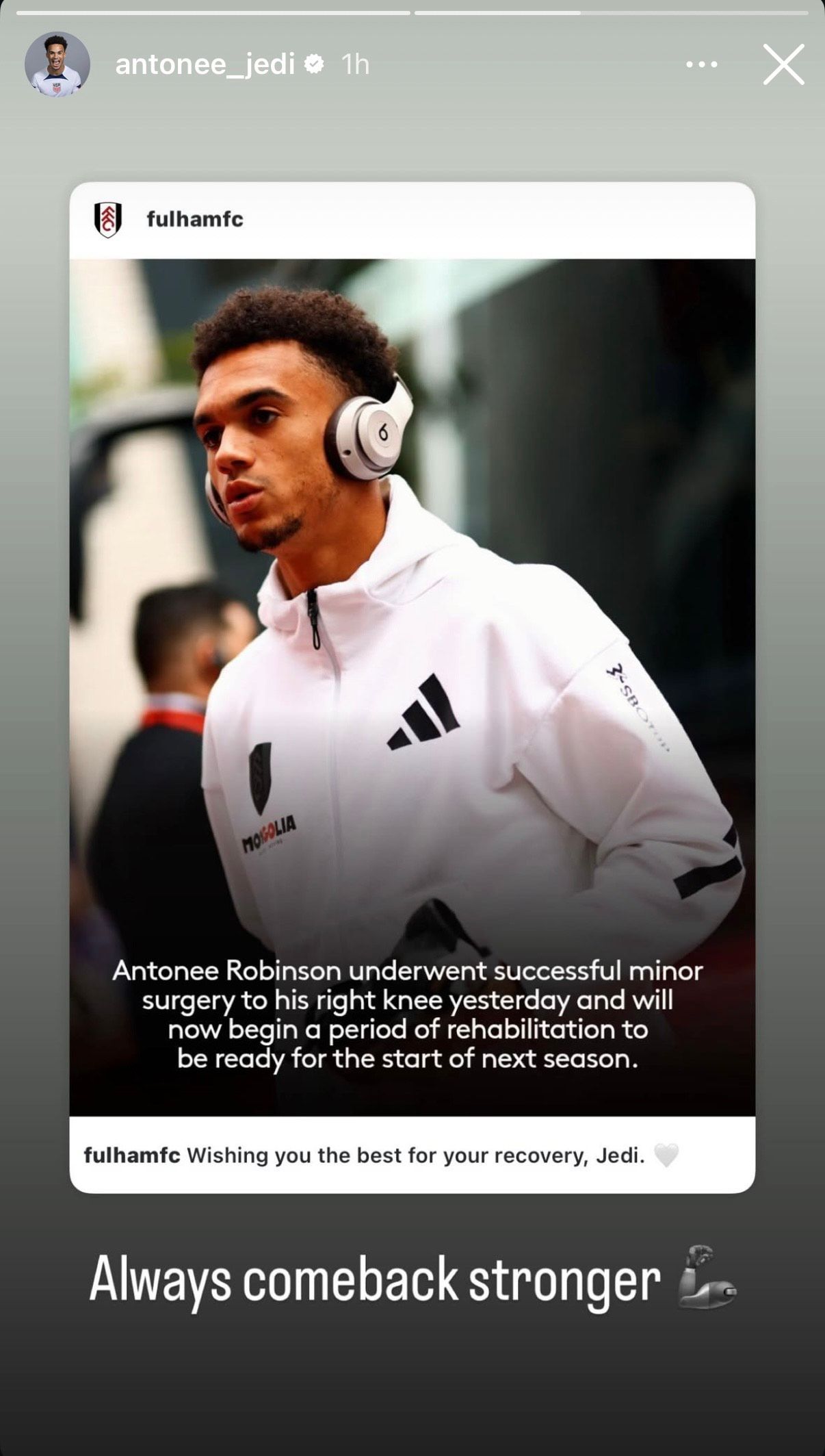 Antonee Robinson IG Update