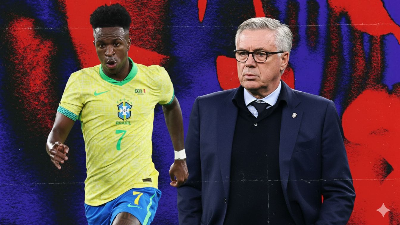 Carlo Ancelotti Vinicius Junior Brazil (Goal Only)