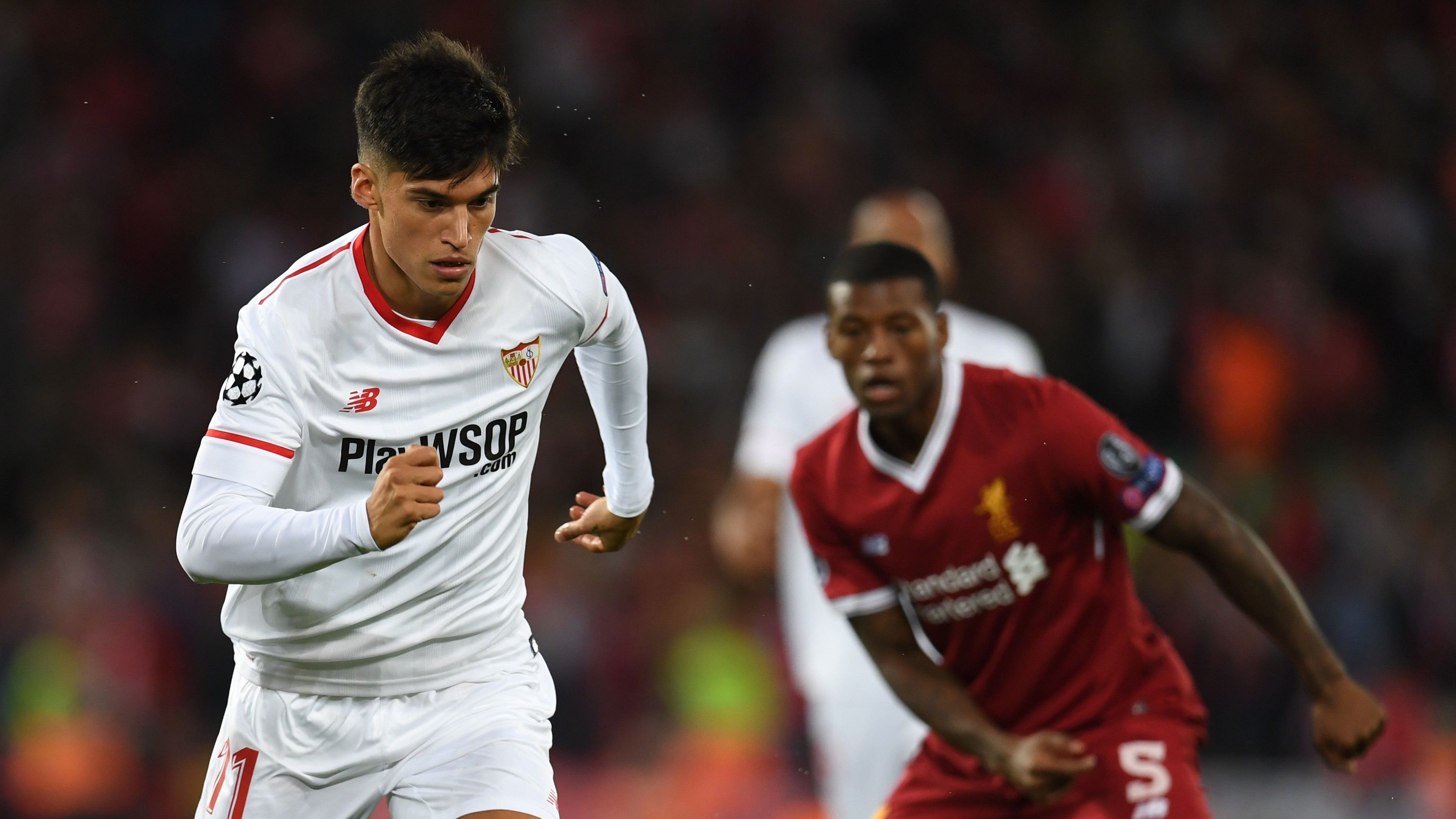 Joaquin Correa Liverpool Sevilla Champions League 13092017