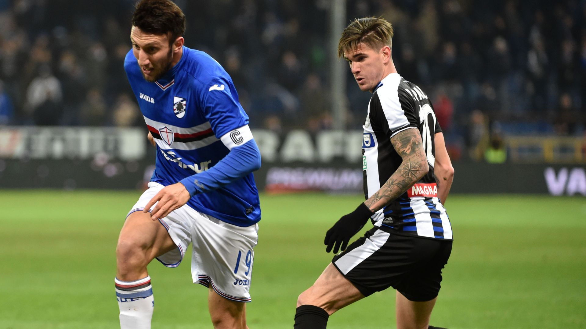 Regini De Paul Sampdoria Udinese Serie A