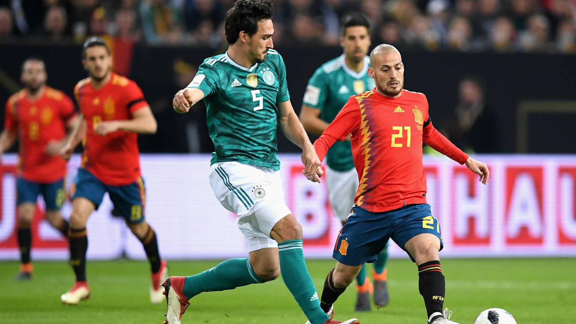 Hummels David Silva Alemania España Amistoso Internacional