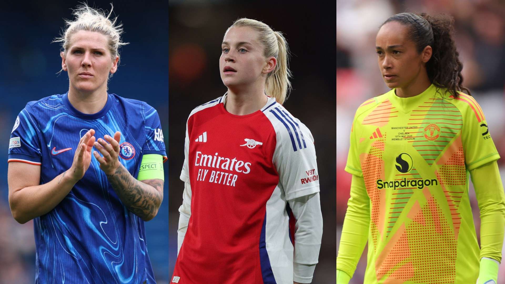 Alessia Russo among three Lionesses named in PFA WSL Team of the Year ...