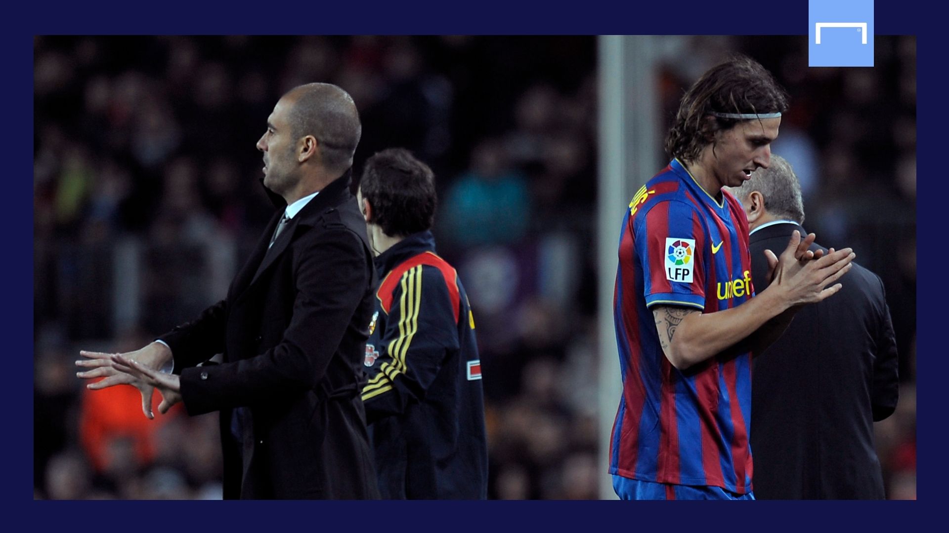 Pep Guardiola Zlatan Ibrahimovic Barcelona GFX