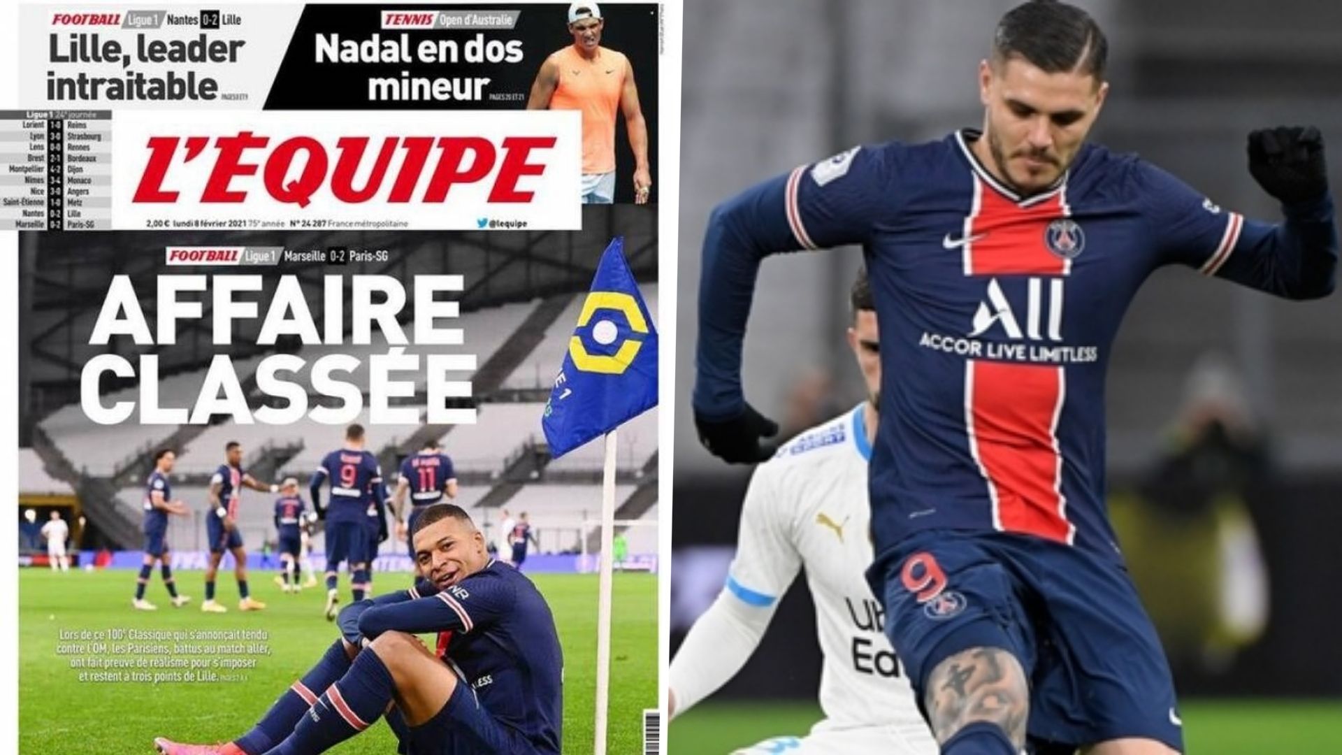 8 Feb L'Equipe