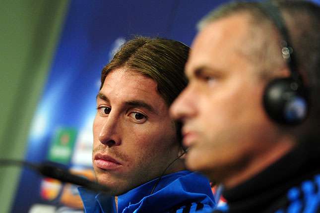 Sergio Ramos Jose Mourinho Real Madrid 120416