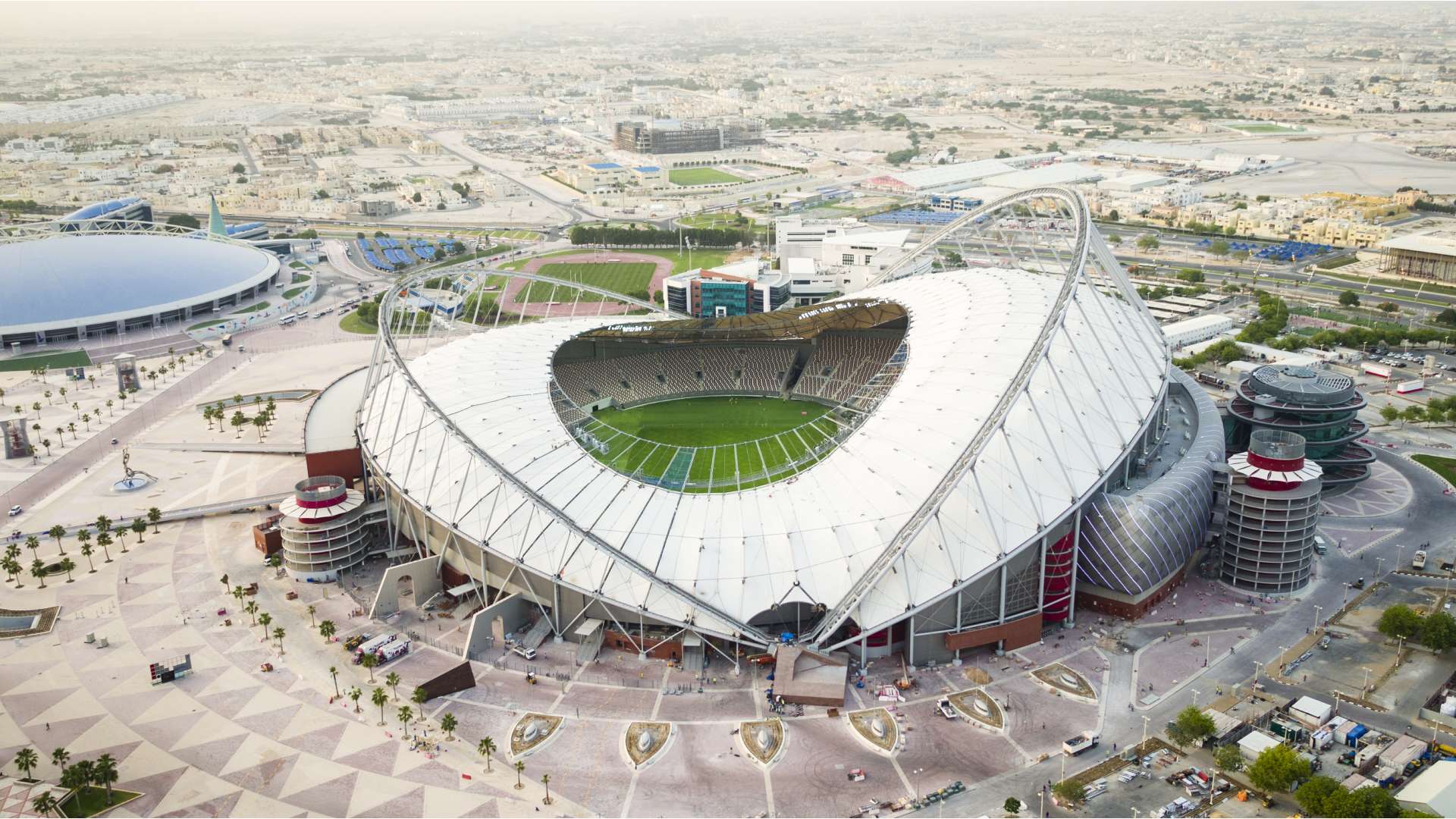Khalifa International Stadium - Vue aérienne