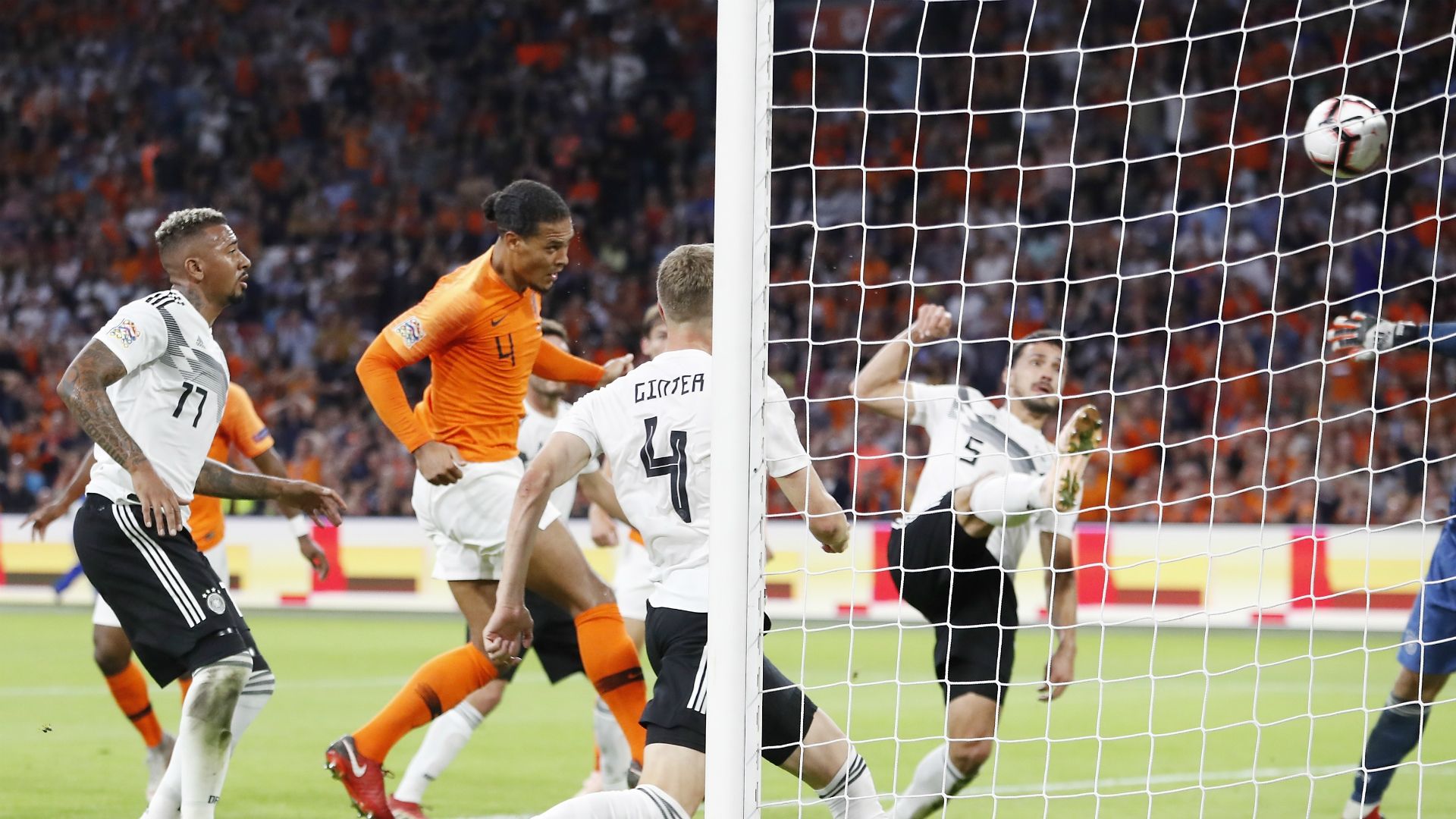 Virgil van Dijk, Netherlands - Germany, Nations League 10132018
