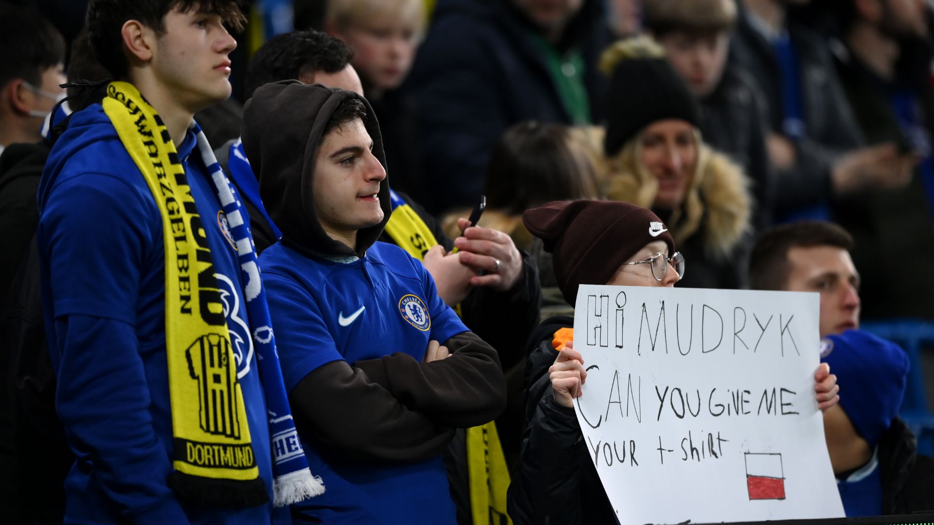 Shirt request sign Chelsea