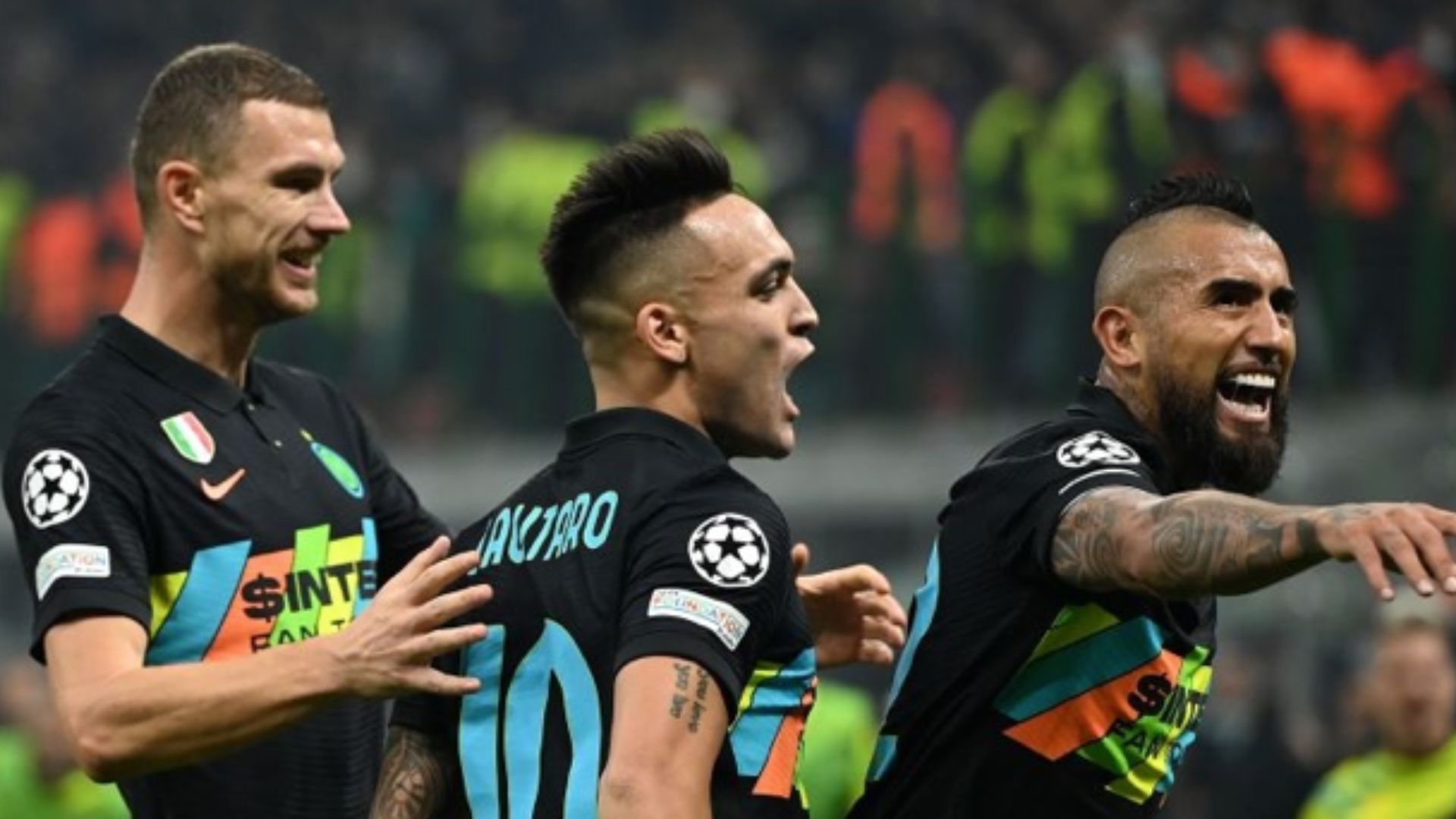 191021 Inter Sheriff Arturo Vidal Lautaro Martínez Edin Dzeko