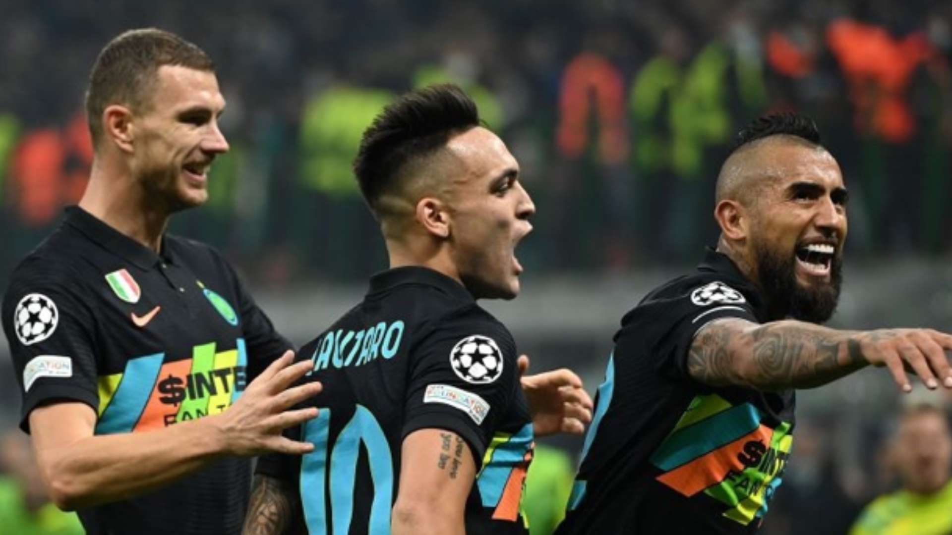 191021 Inter Sheriff Arturo Vidal Lautaro Martínez Edin Dzeko