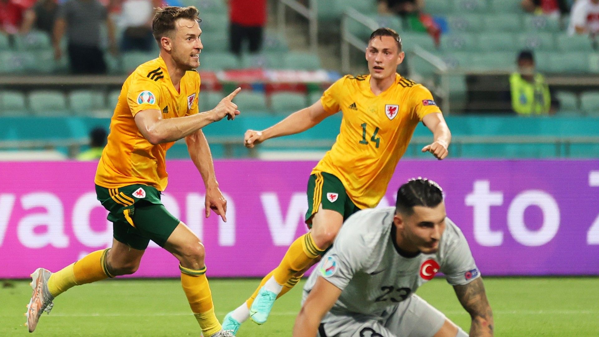 Aaron Ramsey Wales Turkey Euro 2020