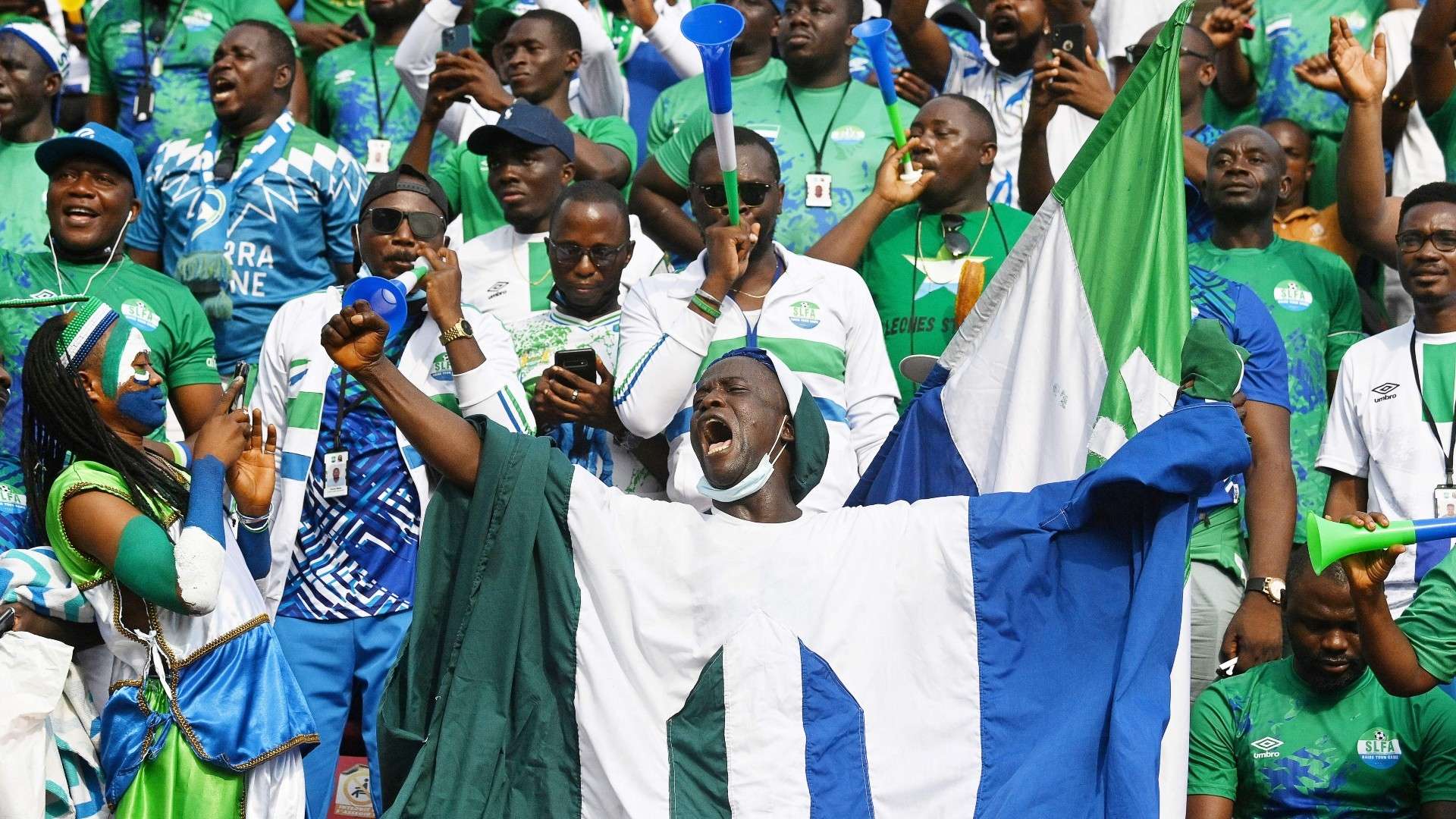 Sierra Leone fans