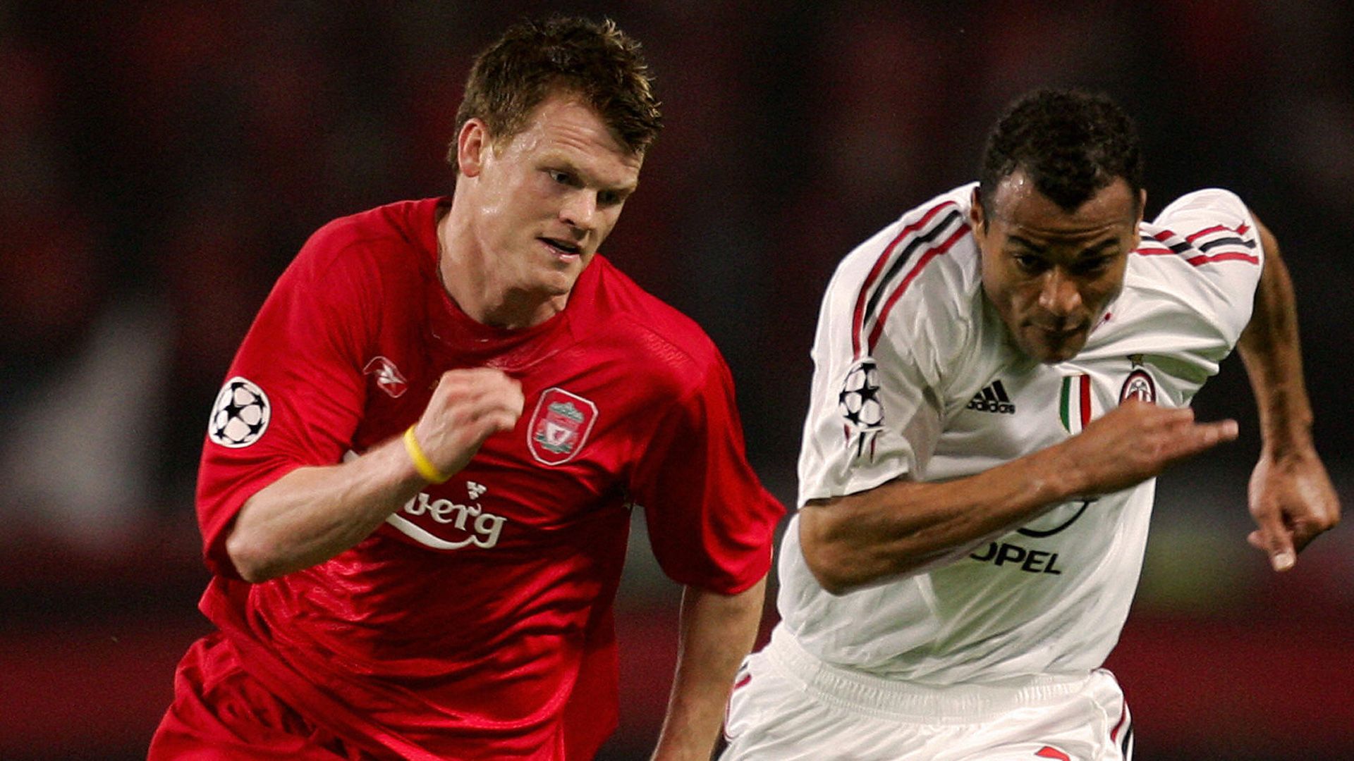 John Arne Riise Liverpool Cafu Milan 2005