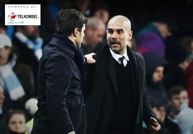 Pep Guardiola Mauricio Pochettino - Telkomsel