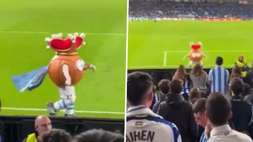 Torjubel CR7 Maskottchen Real Sociedad