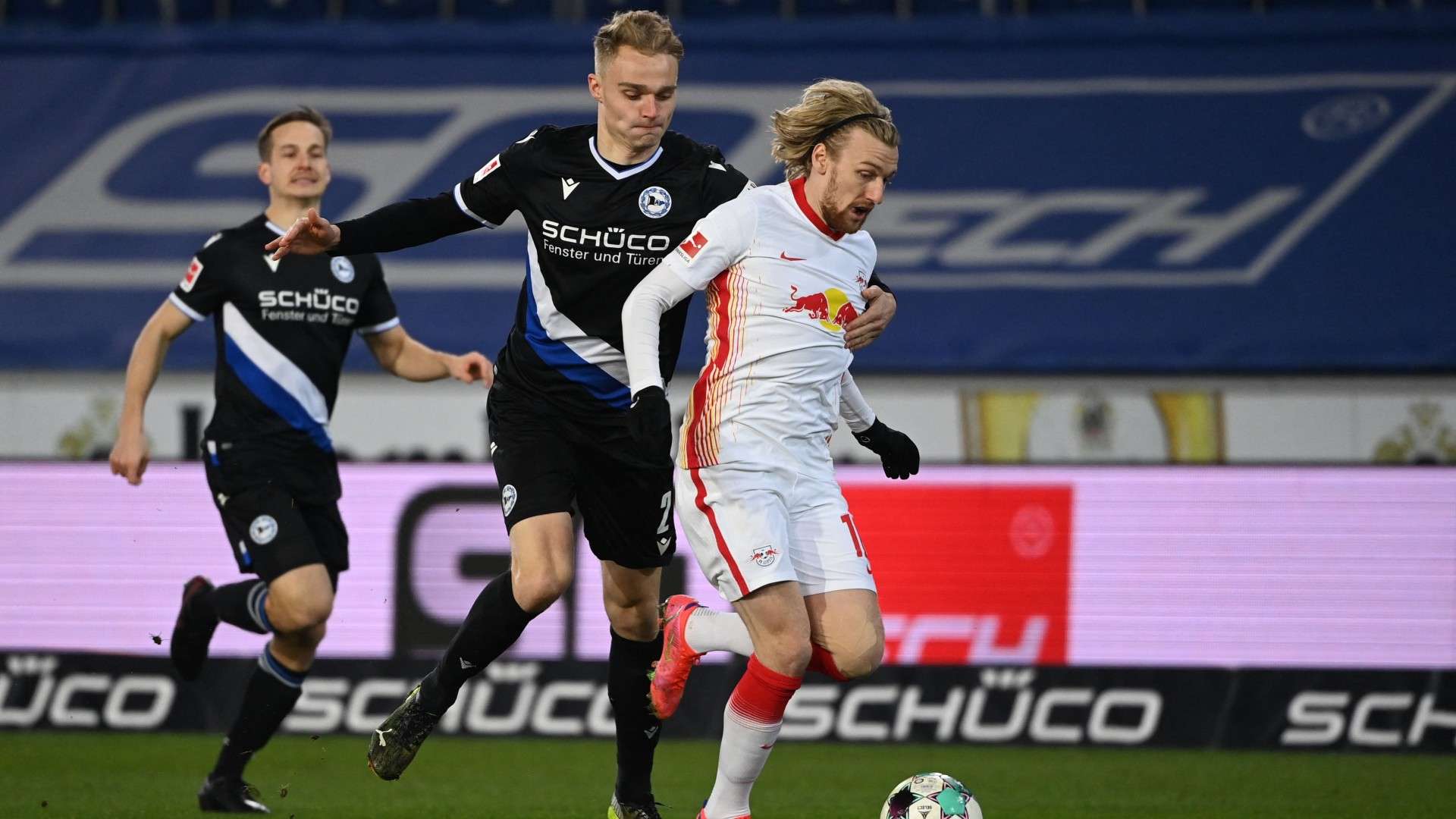 Amos Pieper Emil Forsberg Arminia Bielefeld RB Leipzig Bundesliga 19032021