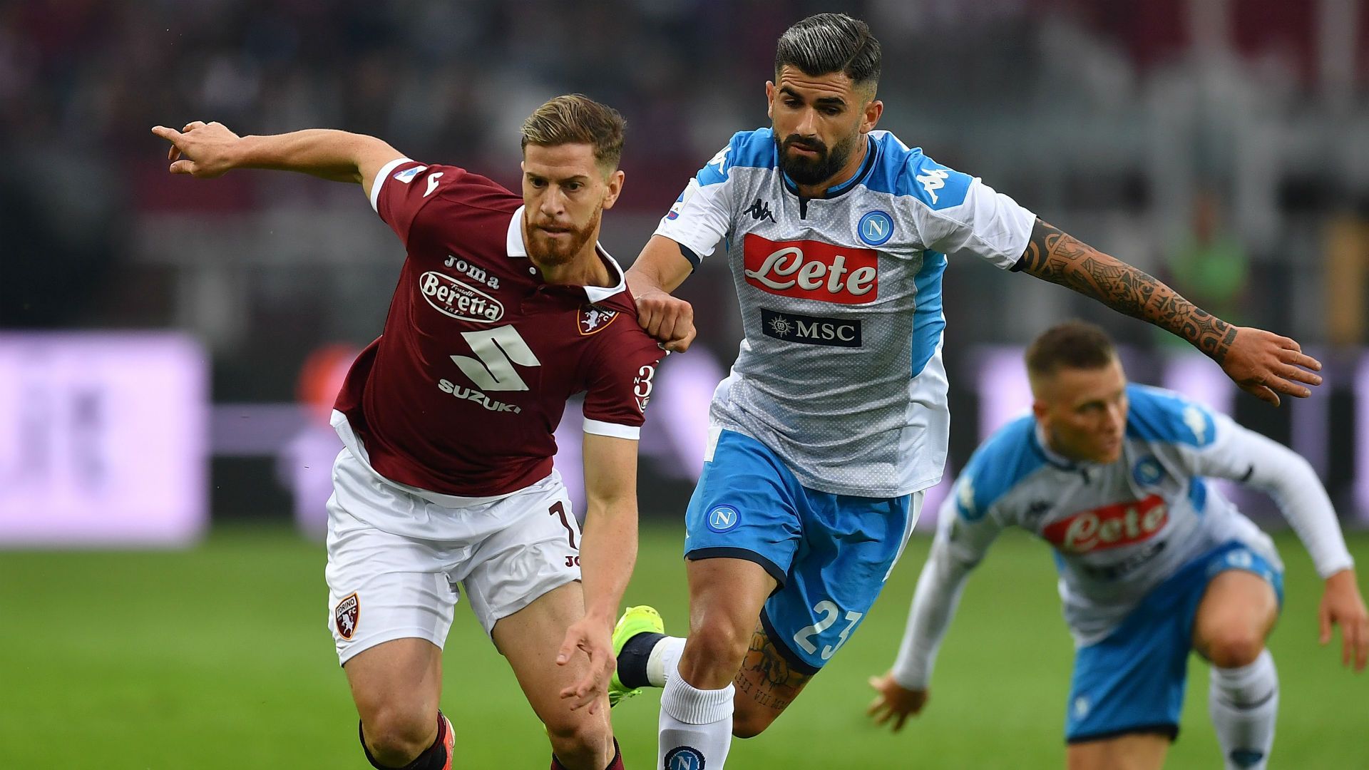 Cristian Ansaldi Elseid Hysaj Torino Napoli