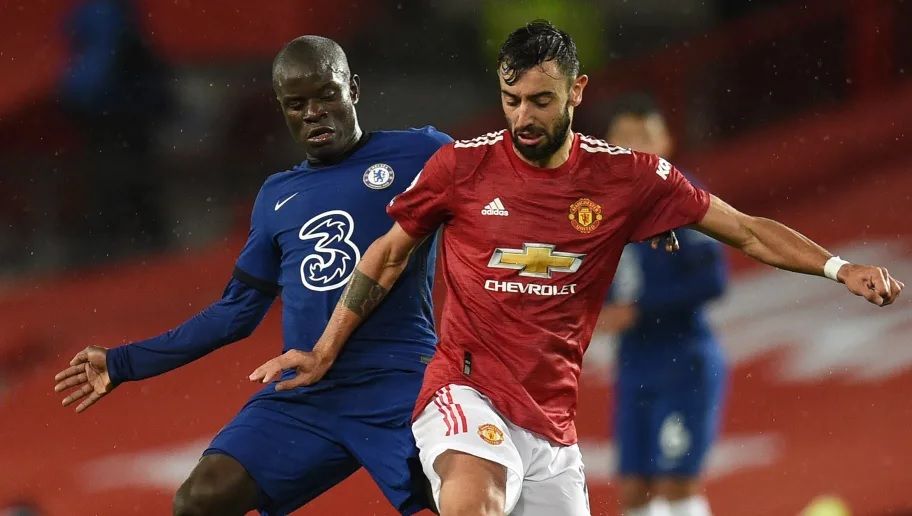 (Low Quality) N'Golo Kante Bruno Fernandes