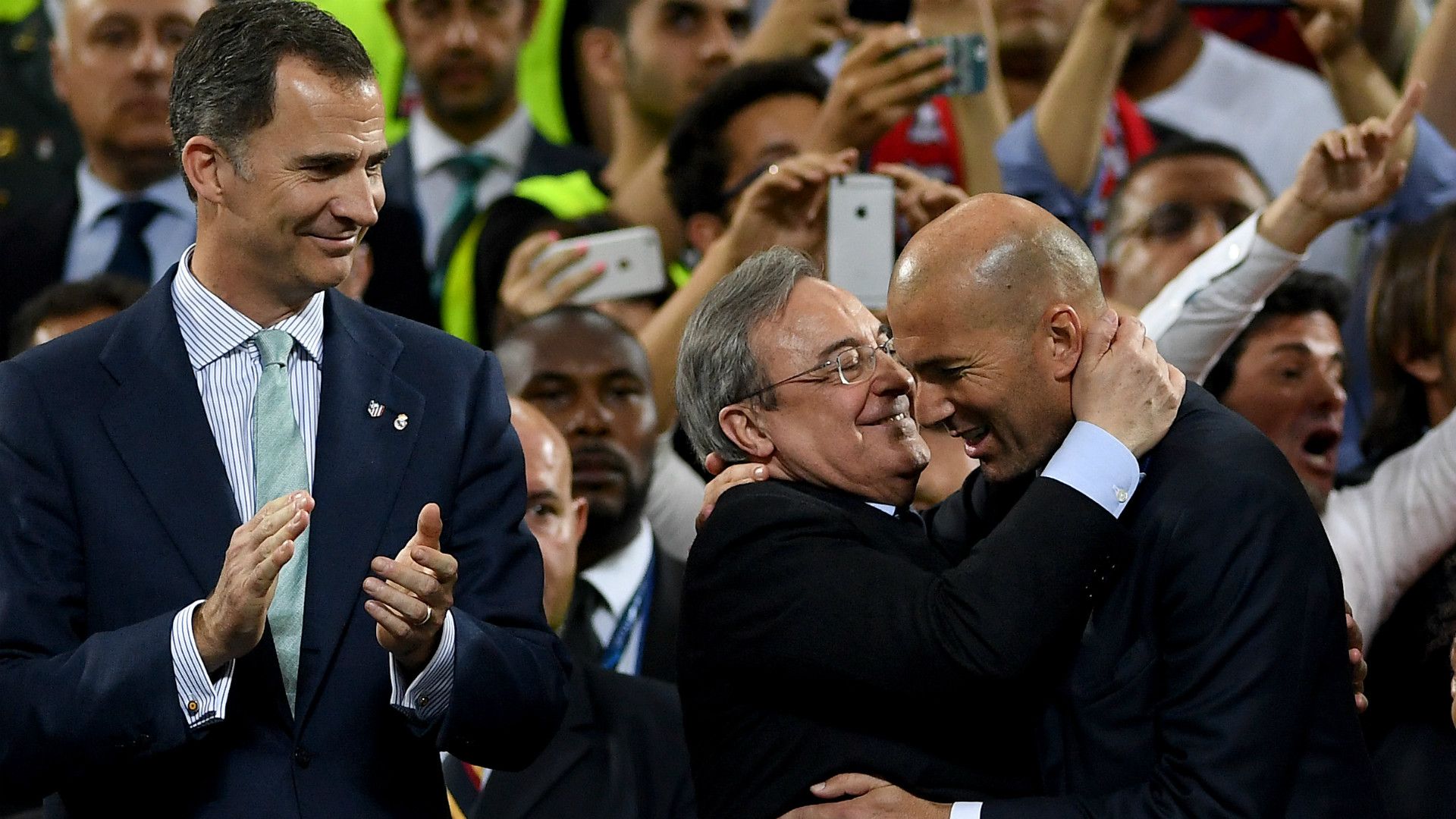 Florentino Perez Zinedine Zidane 28052016